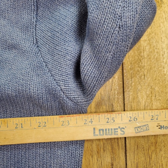 Polo Ralph Lauren Sweater Mens XL Blue 100% Cotton Crew Neck Pony Logo Vintage - Picture 6 of 7